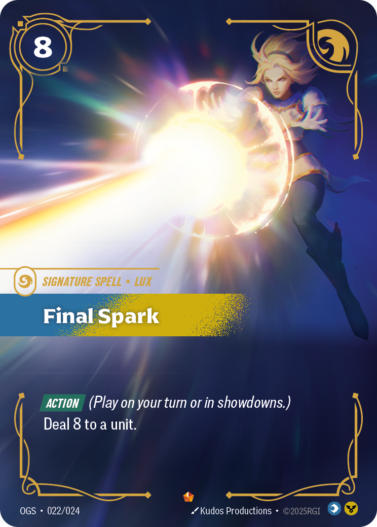 Final Spark (Signature Spell) (OGS-022/024) (Epic)