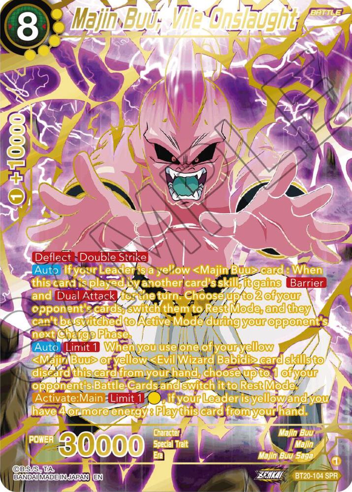 Majin Buu, Vile Onslaught (BT20-104) (SPR)