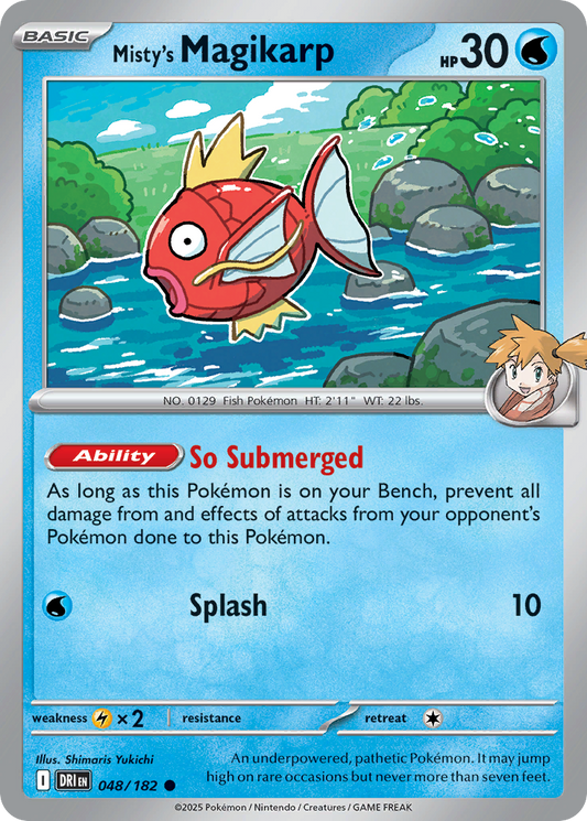 Misty's Magikarp (Basic Pokémon) (DRI-048/182) (Common)