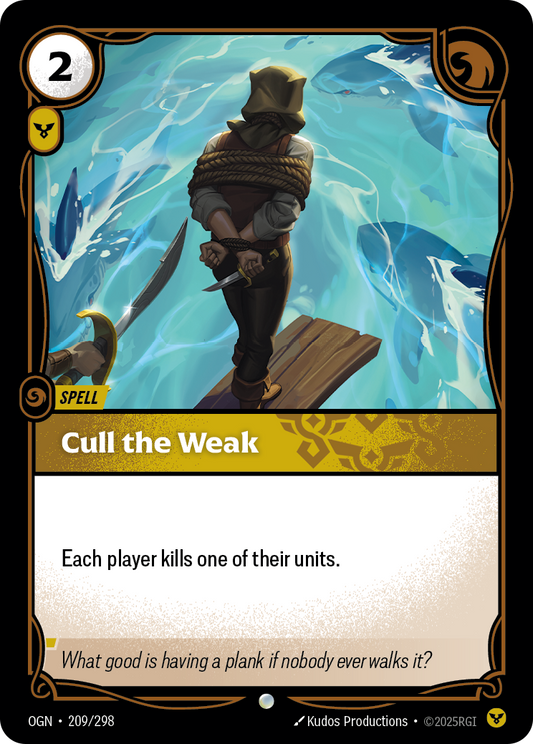 Cull the Weak (Spell) (OGN-209/298) (Common)