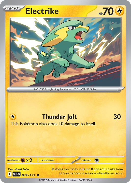 Electrike (Basic Pokémon) (MEG-049/132) (Common)