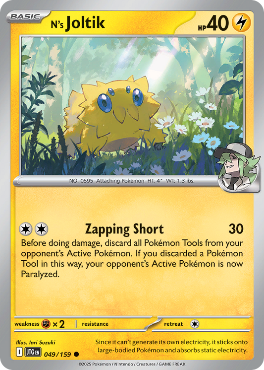 N's Joltik (Basic Pokémon) (JTG-049/159) (Common)