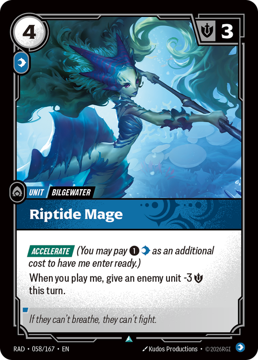 Riptide Mage (Unit) (RAD-058/167) (Uncommon)