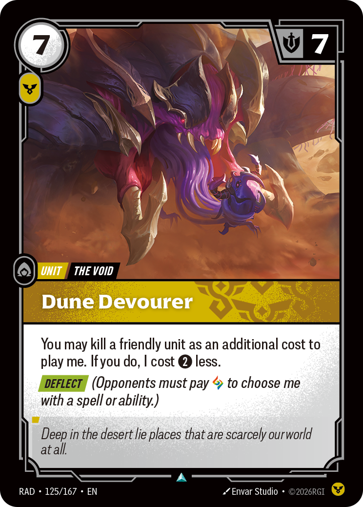 Dune Devourer (Unit) (RAD-125/167) (Uncommon)