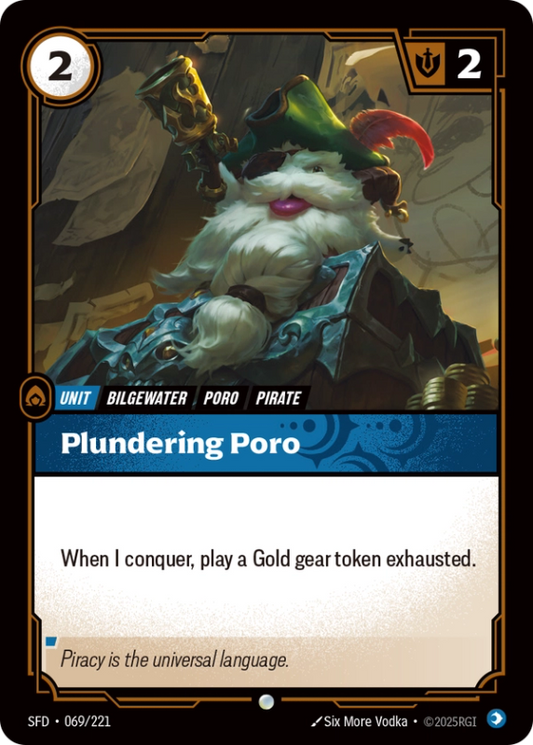 Plundering Poro (Unit) (SFD-069/221) (Common)