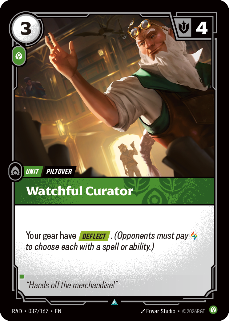 Watchful Curator (Unit) (RAD-037/167) (Uncommon)