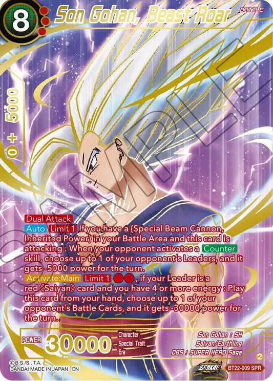 Son Gohan, Beast Roar (BT22-009) (SPR)