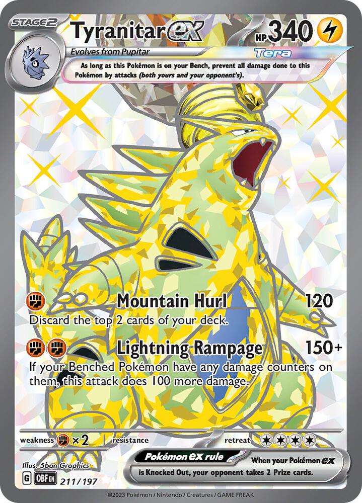 Tyranitar EX 211/197 (OBF)