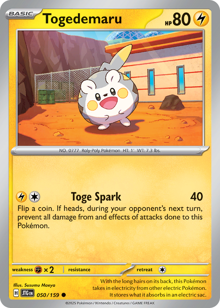 Togedemaru (Basic Pokémon) (JTG-050/159) (Common)