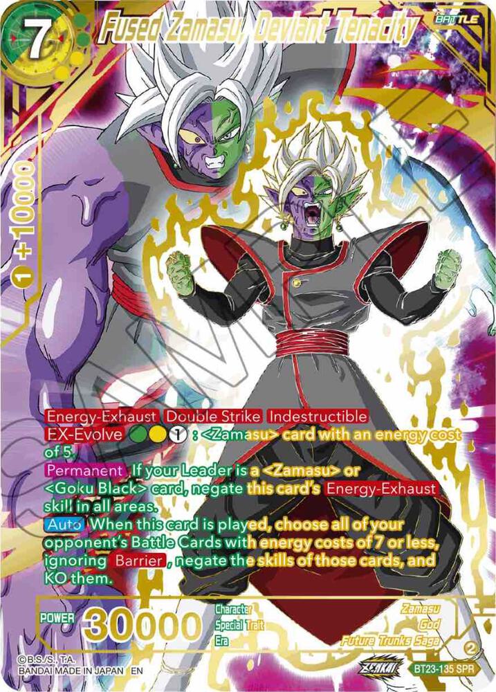 Fused Zamasu, Deviant Tenacity (BT23-135) (SPR)