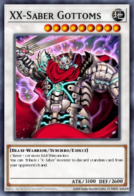 XX-Saber Gottoms (MONSTER) (RA03-EN226) (PS/QCSE)