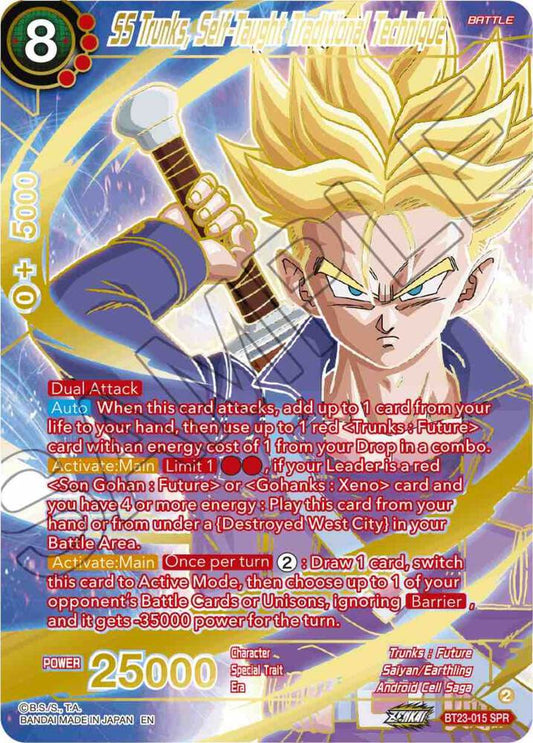 SS Trunks, Self-Taught Traditional Technique (BT23-015) (SPR)
