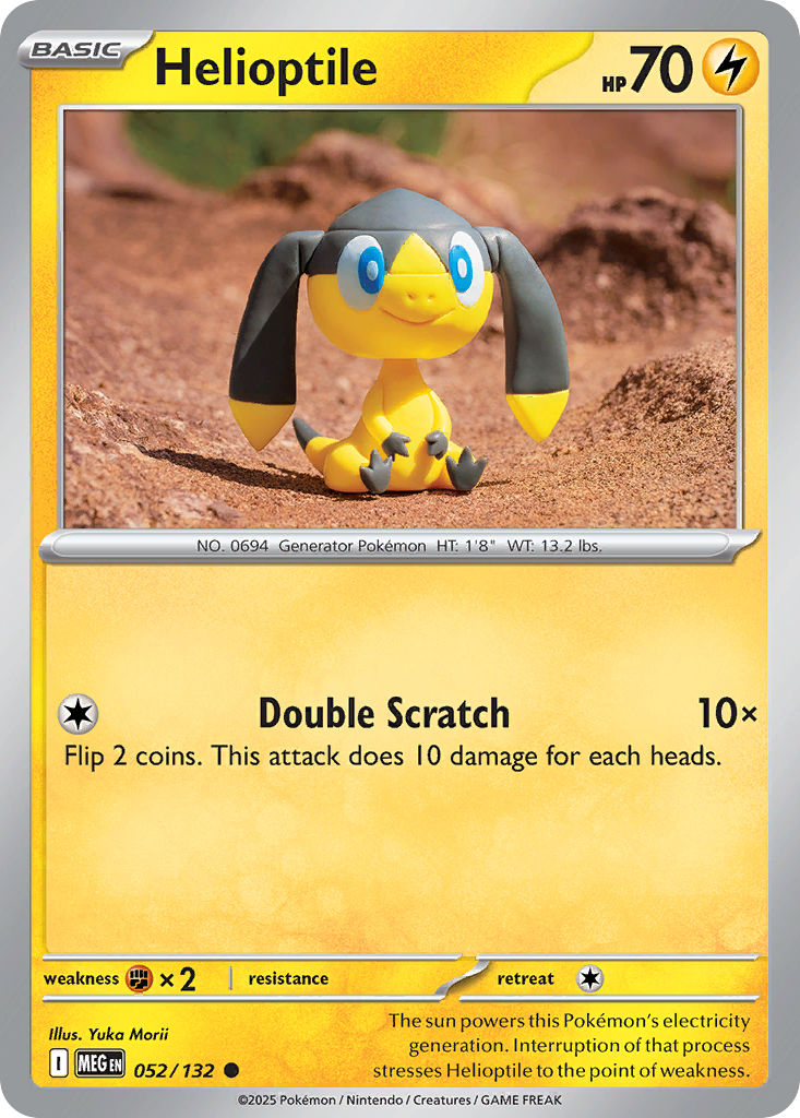 Helioptile (Basic Pokémon) (MEG-052/132) (Common)
