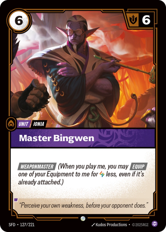 Master Bingwen (Unit) (SFD-127/221) (Common)