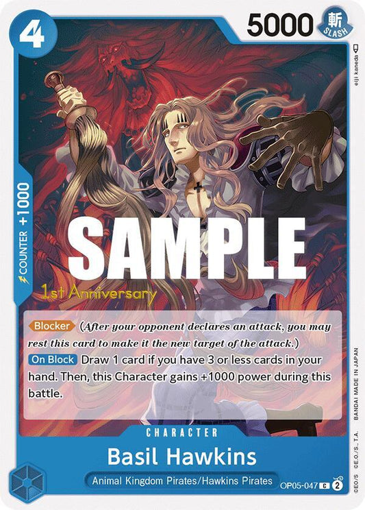 Basil Hawkins (Character) (OP05-047) (C) (1st Anniversary) (Promo)