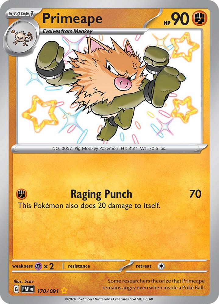 Primeape 170/091 (PAF)