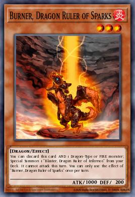 Burner, Dragon Ruler of Sparks (MONSTER) (RA03-EN256)
