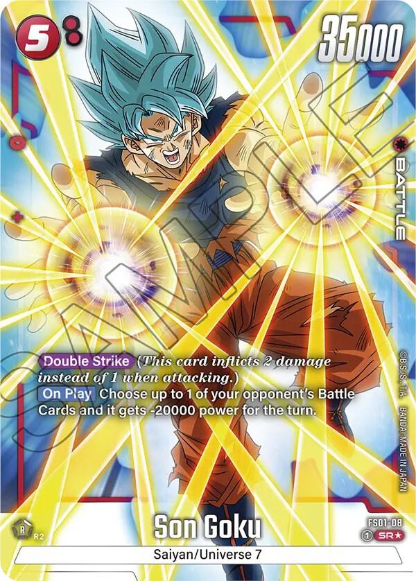 Son Goku (Battle) (FS01-08) (SR) (Alternate Art)