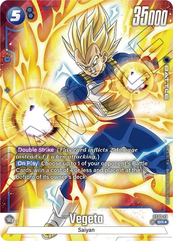 Vegeta (Battle) (FS02-13) (SR) (Alternate Art)