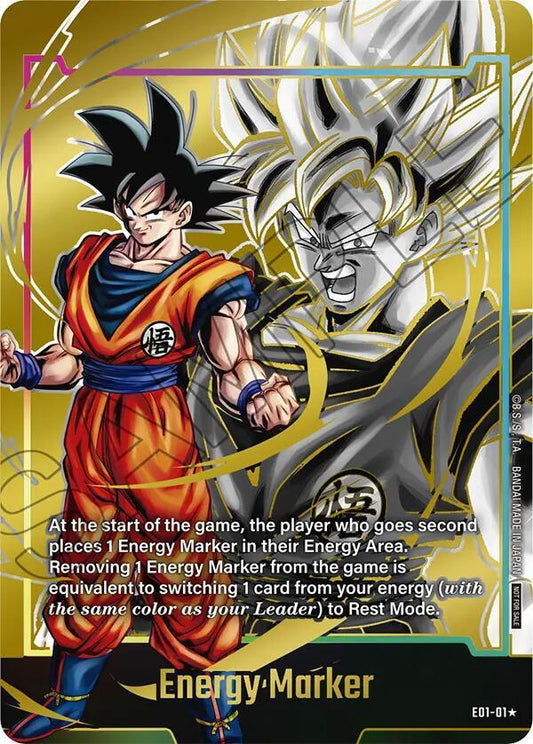 Son Goku (Energy Marker) (E01-01) (Gold)