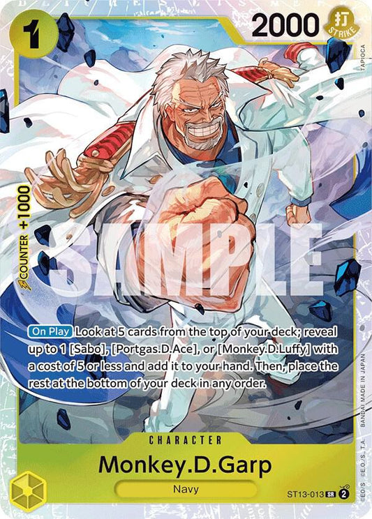 Monkey D Garp (Character) (ST13-013) (SR)