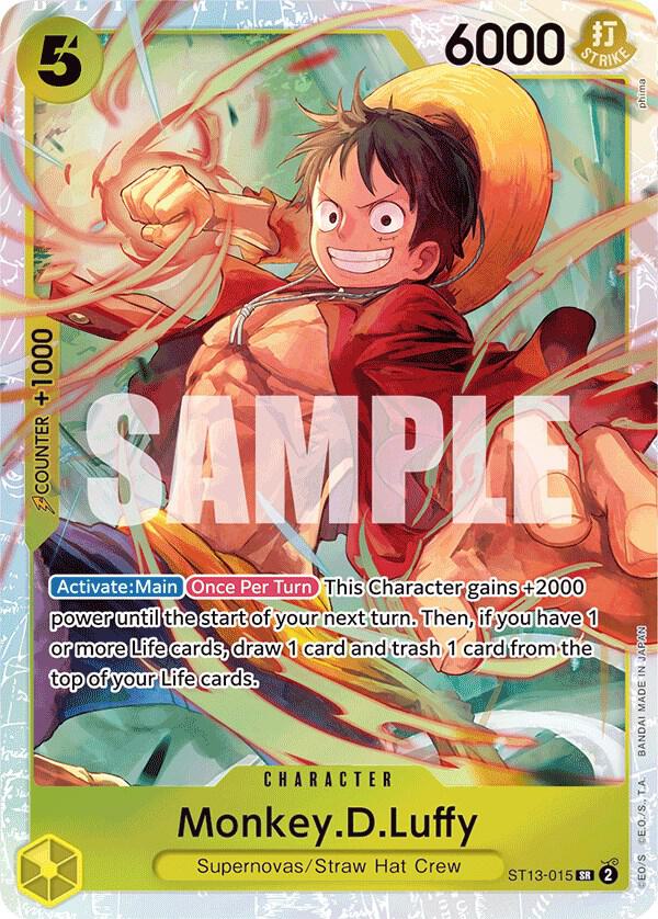 Monkey D Luffy (Character) (ST13-015) (SR)