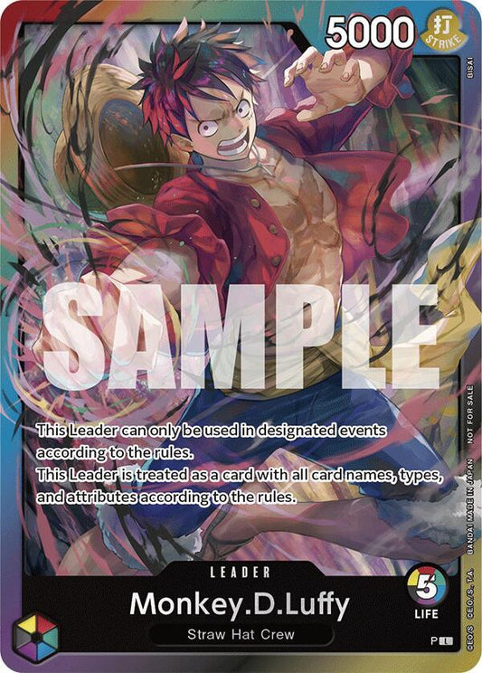 Monkey D Luffy (Leader) (P) (L) (Promo) (Non-Foil)