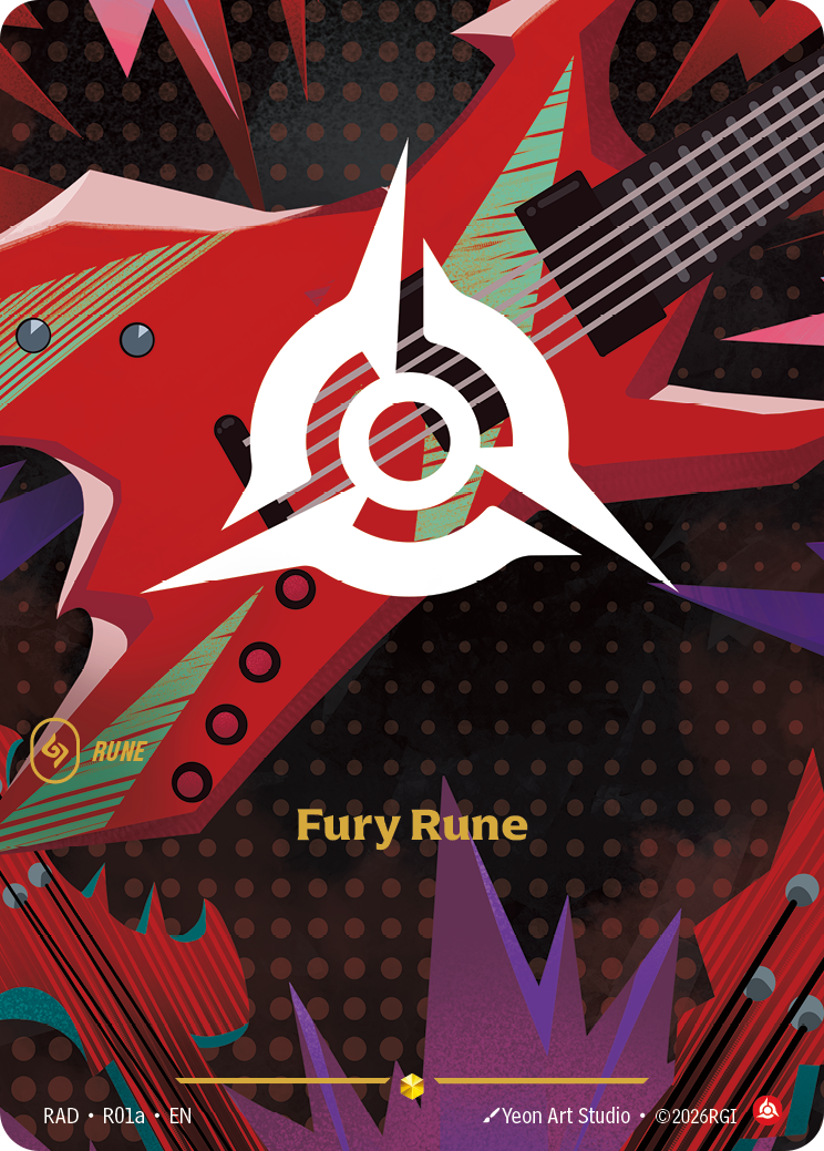 Fury Rune (Rune) (RAD-R01a) (Showcase) (Alternate Art)