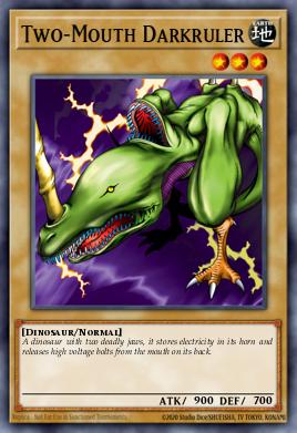 Two-Mouth Darkruler (MONSTER) (LOB-EN030) (COMMON)