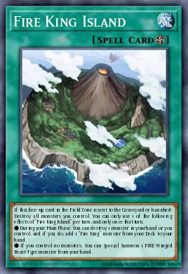 Fire King Island (SPELL) (RA03-EN059) (SR/UR/SE/UL/PS/CR/QCSE)
