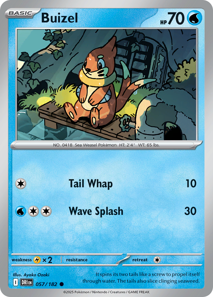 Buizel (Basic Pokémon) (DRI-057/182) (Common)