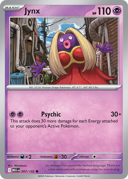 Jynx (Basic Pokémon) (MEG-057/132) (Common)