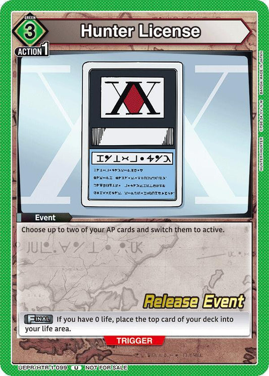 Hunter License (Event) (UE02BT/HTR-1-099) (U) (Release Event)