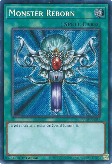 Monster Reborn (SPELL) (RA03-EN052) (SR/UR/SE/UL/PS/CR/QCSE)