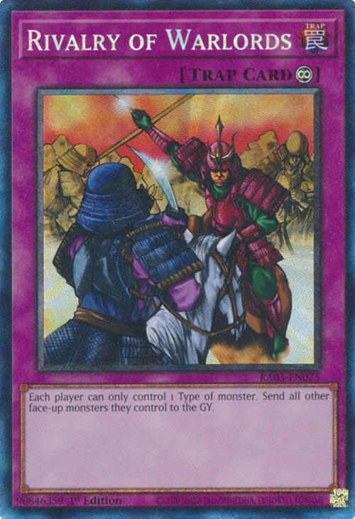 Rivalry of Warlords (TRAP) (RA03-EN075)