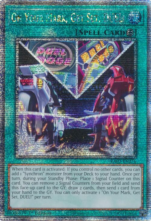 On Your Mark, Get Set, DUEL! (SPELL) (RA03-EN276) (PS/QCSE)