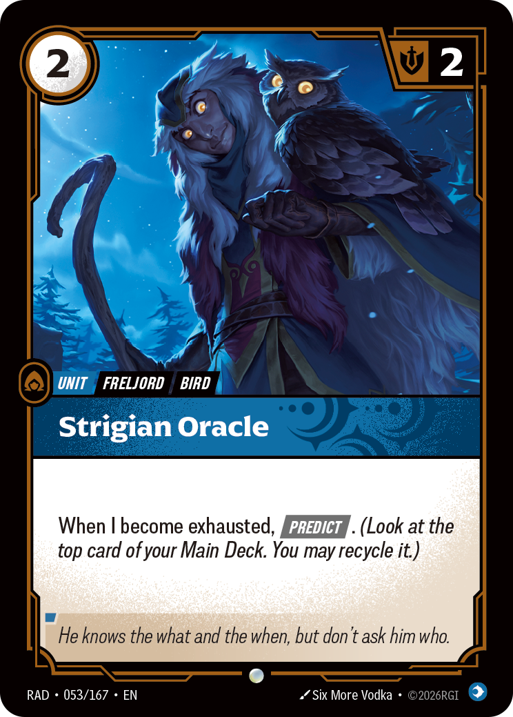 Strigian Oracle (Unit) (RAD-053/167) (Common)