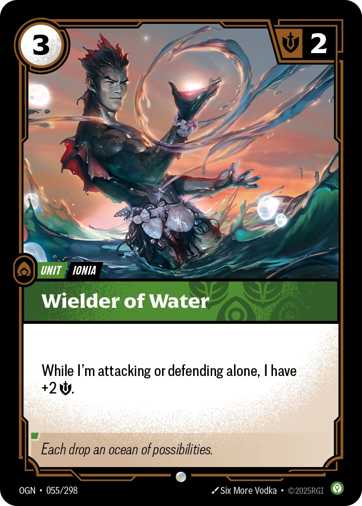 Wielder of Water (Unit) (OGN-055/298) (Common)