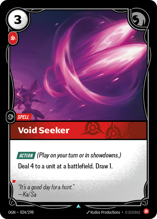 Void Seeker (Spell) (OGN-024/298) (Uncommon)