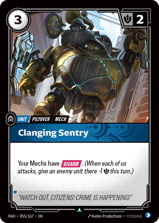 Clanging Sentry (Unit) (RAD-055/167) (Uncommon)