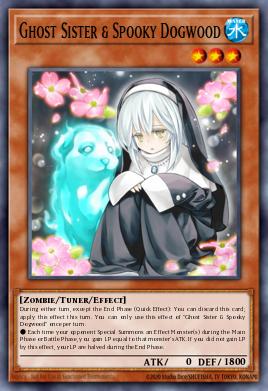 Ghost Sister & Spooky Dogwood (MONSTER) (RA03-EN020) (SR/UR/SE/UL/PS/CR/QCSE)