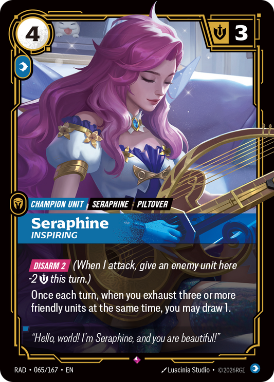 Seraphine, Inspiring (Unit) (RAD-065/167) (Rare)