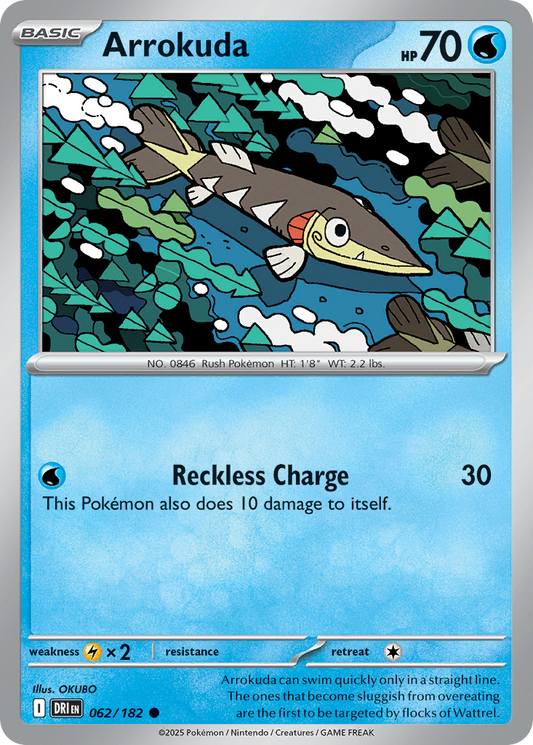 Arrokuda (Basic Pokémon) (DRI-062/182) (Common)