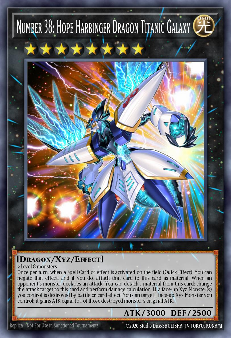 Number 38: Hope Harbinger Dragon Titanic Galaxy (MONSTER) (GFP2-EN143) (UR)