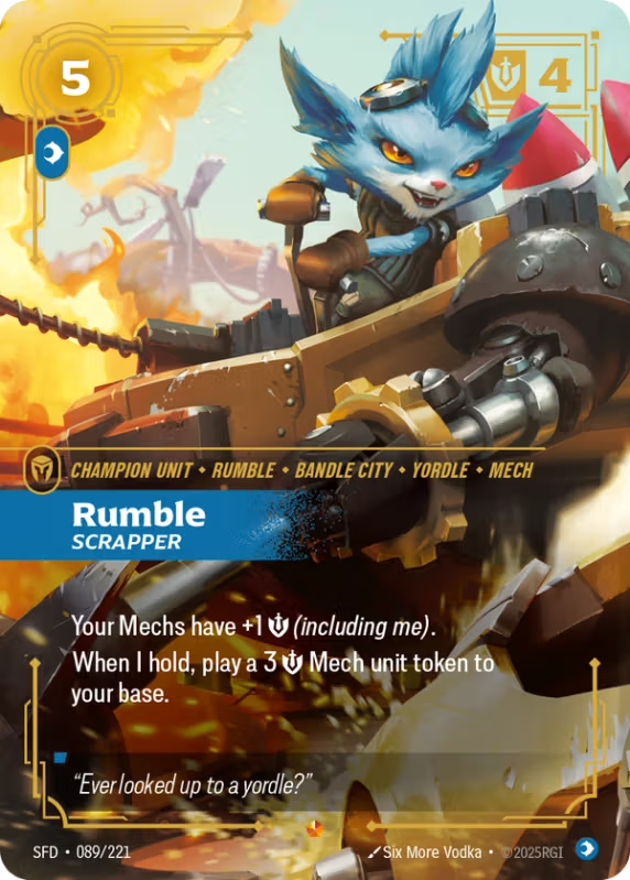 Rumble, Scrapper (Champion Unit) (SFD-089/221) (Epic)