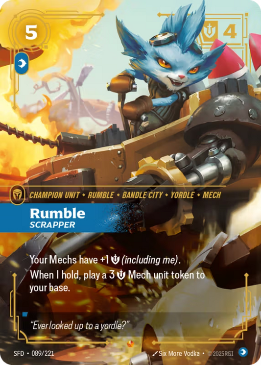Rumble, Scrapper (Champion Unit) (SFD-089/221) (Epic)