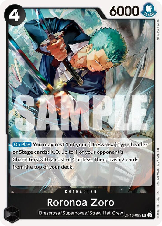 Roronoa Zoro (Character) (OP10-095) (R) (PRB02-Reprint)