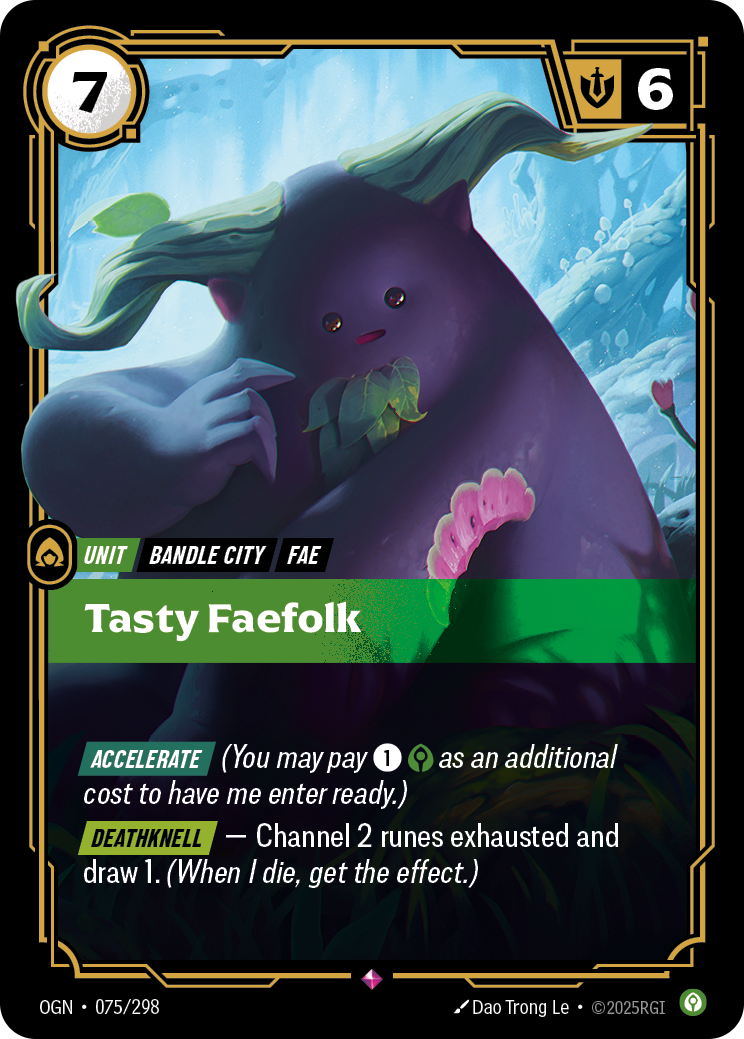Tasty Faefolk (Unit) (OGN-075/298) (Rare)