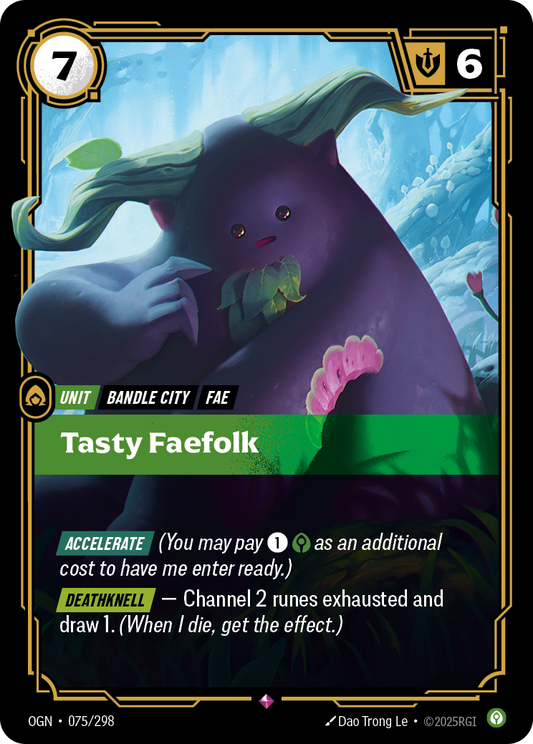Tasty Faefolk (Unit) (OGN-075/298) (Rare)