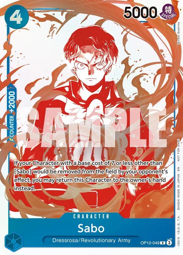Sabo (Character) (OP10-049) (R) (3rd Anniversary Treasure Campaign Pack) (Promo)